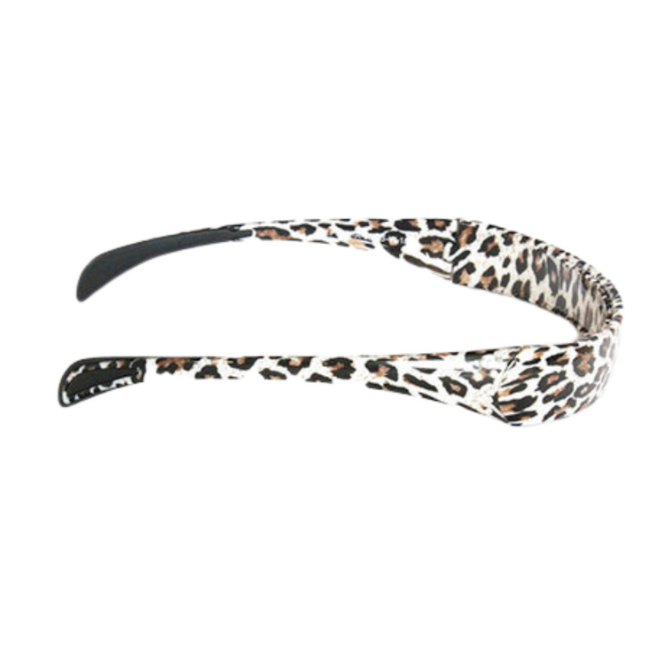 *CLOSEOUT* White Leopard w/ Crystals - only available in Size 2