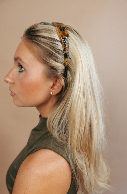 Light Tortoise w/ Crystals - 5 Rows