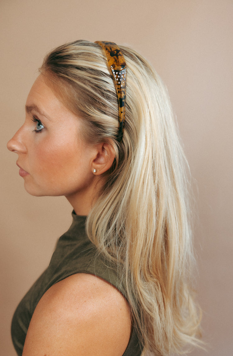 Light Tortoise w/ Crystals - 5 Rows