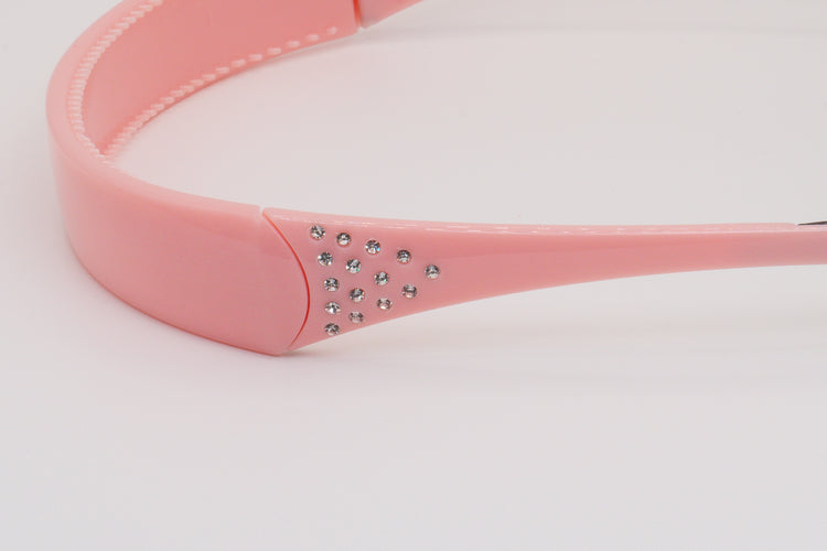 Blush Pink w/ Crystals - 5 Rows
