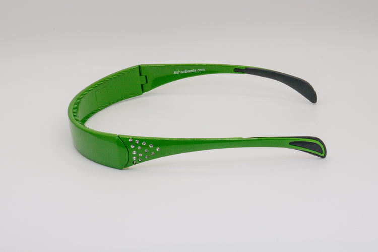 *CLOSEOUT* Lime w/ Crystals - 5 Rows