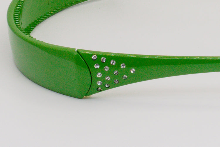 *CLOSEOUT* Lime w/ Crystals - 5 Rows