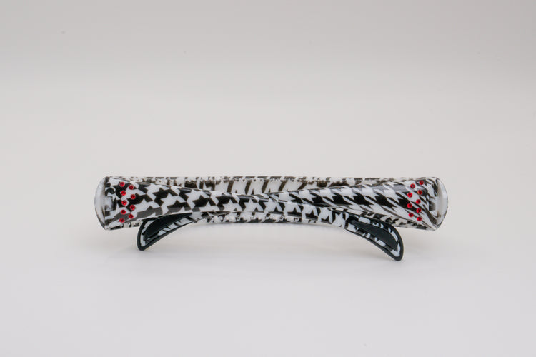 *CLOSEOUT* Houndstooth w/ Red Crystals