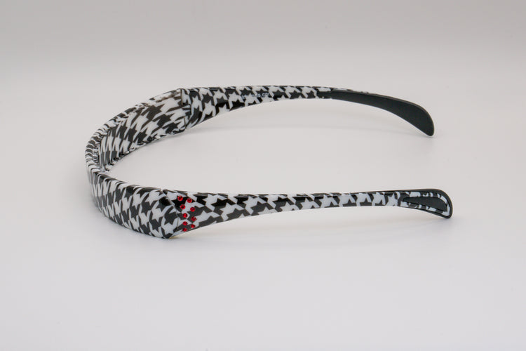 *CLOSEOUT* Houndstooth w/ Red Crystals