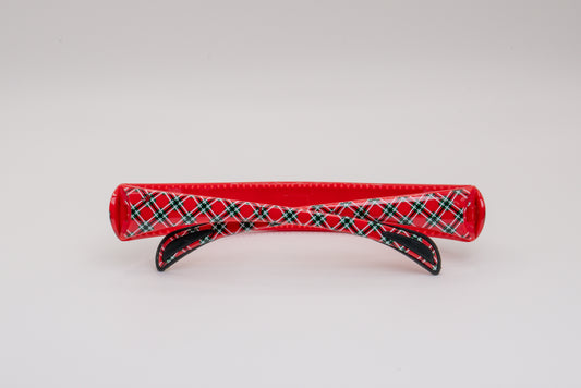 Christmas Plaid SqHair Band