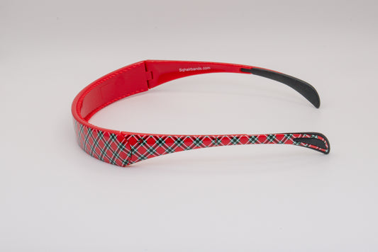 Christmas Plaid SqHair Band