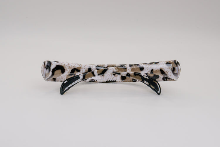 Classic Leopard - White, Black, Khaki