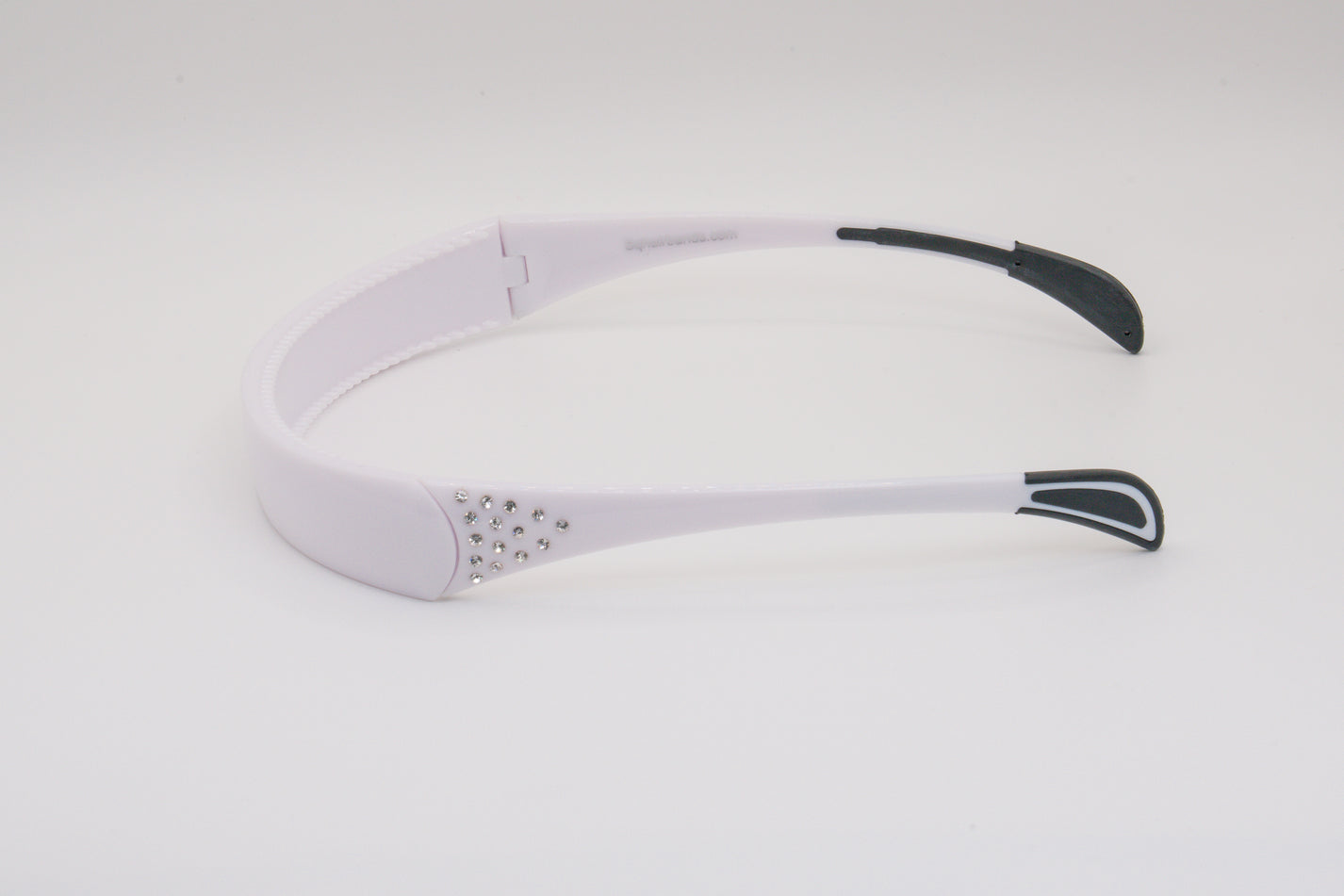 Crystal Dew Slim Band White Color
