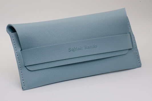 SqHair Band Signature Case - Ice Blue